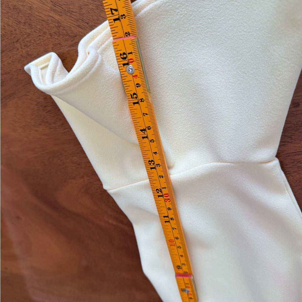 Betsey Johnson yellow cream  Bell Sleeve Dress - Picture 14 of 16